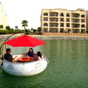 Eco Donut Boat Rental in Abu Dhabi